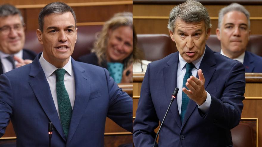 Bronca entre Sánchez y Feijóo en el Congreso:»¿Y qué es lo que quiere investigar usted? El televoto de Eurovisión»