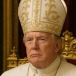 Trump comparte en redes sociales una foto vestido de papa realizada con IA