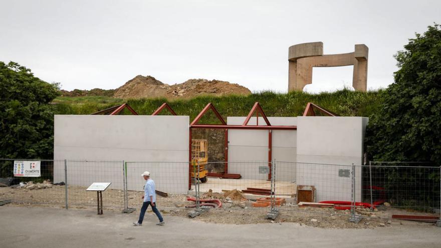 La recuperación de la batería alta de Cimavilla encara su recta final