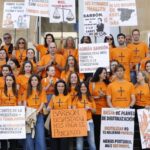 Alto seguimiento del paro de docentes de la concertada en Asturias: «Tenemos el respaldo de las familias»