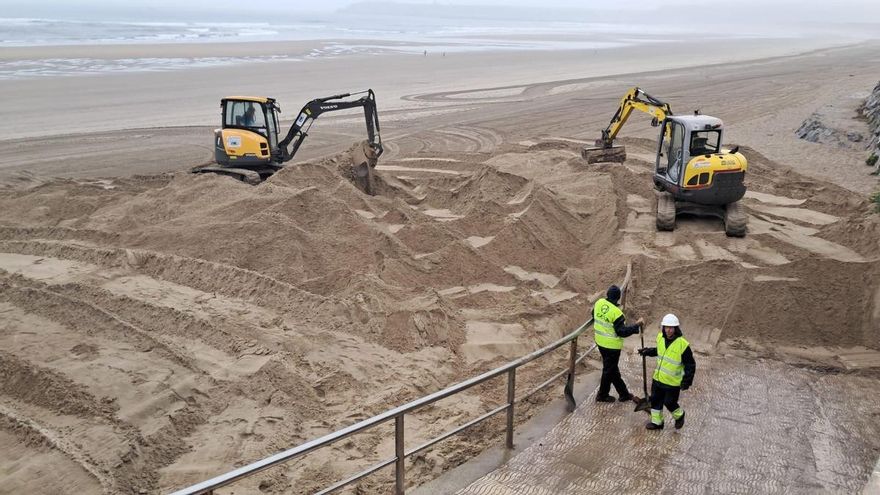 ¿Por qué había dos excavadoras en la arena de Salinas? Este es el motivo de los trabajos que inquietan a los vecinos