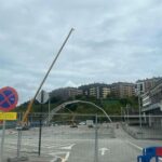 Oviedo ya se prepara para San Mateo: cuenta atrás para las fiestas con el montaje de las carpas de La Ería