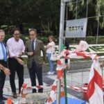 El mosaico del paseo de los Álamos de Oviedo se reparará in situ y costará la mitad de lo previsto