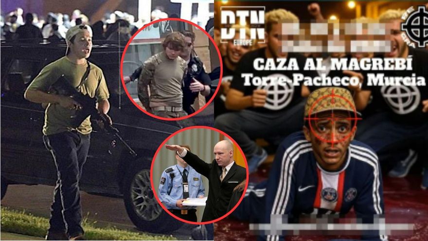 Los tres asesinos neonazis que admira Deport Them Now, el grupo que organizó la «cacería» de inmigrantes en Torre Pacheco