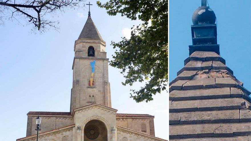 Una de las iglesias más fotografiadas de Gijón encara una gran obra para arreglar la torre