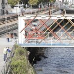 Los avilesinos celebran el inicio de las obras en uno de los puntos más emblemáticos de la ciudad: «Parecía un río»