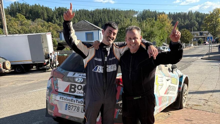 Los salenses Luis Borra y Alejandro Fernández conquistan (por segunda vez consecutiva) el Rally del Bierzo: «En 2026 intentaremos el triplete»