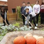 El colegio Lloréu busca voluntarios para mantener su «huertina»