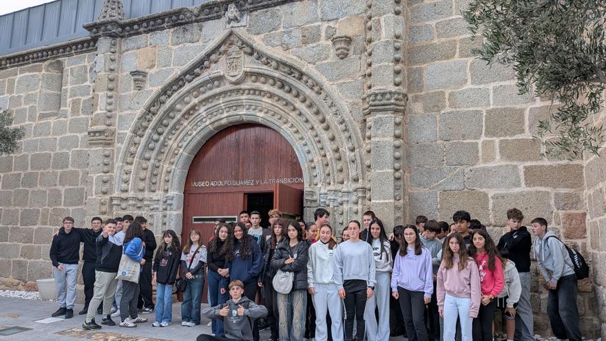 Los estudiantes de Vegadeo descubren Ávila: “Estas salidas son un aprendizaje”