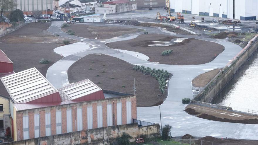 El paseo de Naval Azul completa su trazado peatonal y luce ya casi listo, solo pendiente de mobiliario