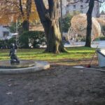 La histórica fuente que vuelve a echar agua (muchos años después) en el Campo San Francisco de Oviedo