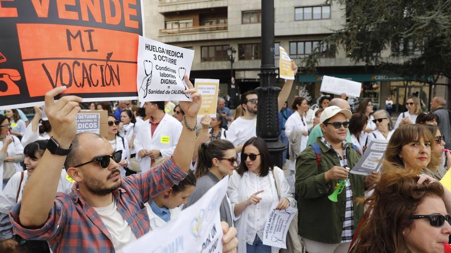 Asturias inicia cuatro días de huelga médica, la mayor desde 2012