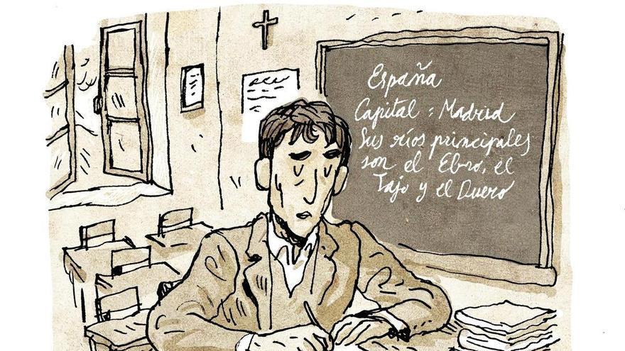 El hambre de un maestro de escuela