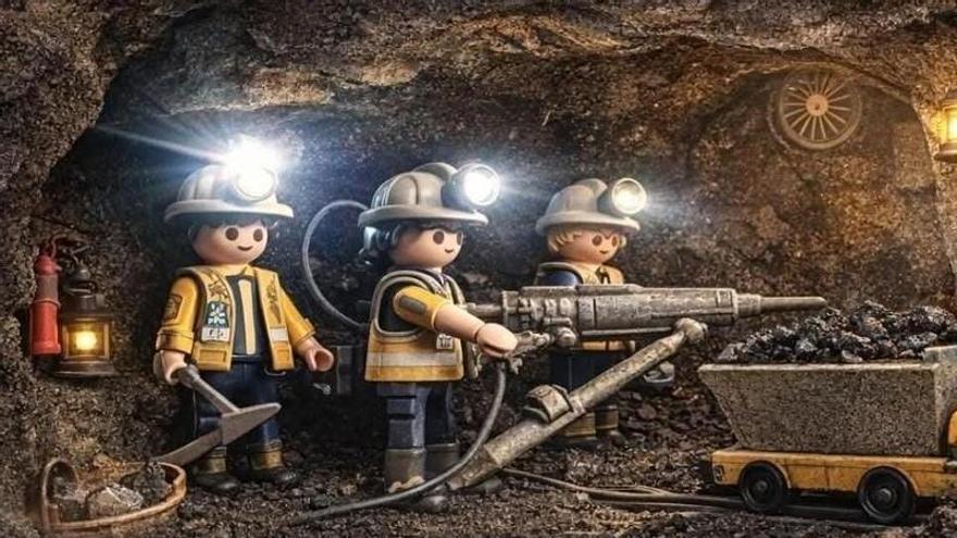 La orixinal esposición en Cangas del Narcea que nun se puede perder: la historia minera cobra vida al traviés de Playmobil