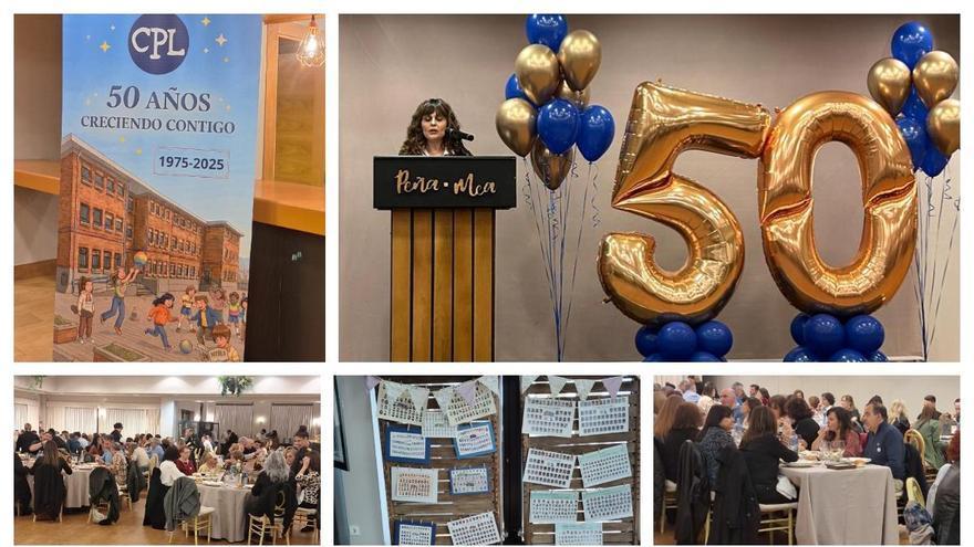 «Somos una gran familia que crece y se fortalece con cada generación»: el emocionante discurso de la cena del 50.º aniversario del colegio Lugo de Llanera