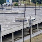 Retoman los trabajos en el estacionamiento de la avenida de Portugal