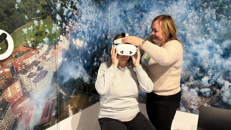 La Descarga yá puede vivise tol añu en Cangas del Narcea por aciu de la realidá virtual