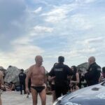 Dos jóvenes que simularon pelearse con guantes de boxeo en Gijón generan un gran revuelo en Poniente