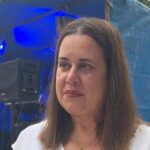 María José Cueli, cofrade- 2026 de la fiesta de La Pinza, en Cangas de Onís