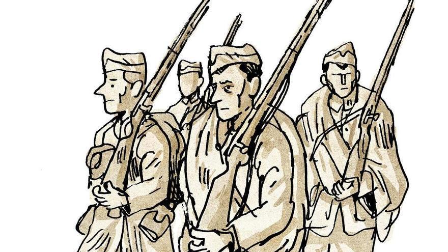 La ocupación militar de la Montaña Central en octubre de 1937