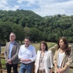 Laviana se moja por La Chalana: el Alcalde aboga por su uso como zona de baño y de piraguas y por explorar «todas las posibilidades de ocio que nos ofrezca el río»