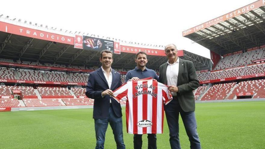La presentación de Nicolás Larcamón: de su conversación «sincera» con Trejo, a las referencias a Luis Enrique y Klopp a su estilo en el Sporting