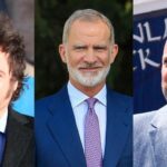 El Rey, a la espera de su acompañante en el palco: un político volcánico (Milei) o un príncipe forofo (Guillermo)