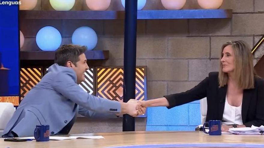 Marta Gómez Montero vuelve «tranquilla» a ‘Malas lenguas’ tras su abrupto abandono por la intervención del presidente de RTVE y le exige respeto a Cintora: «Es obligado»